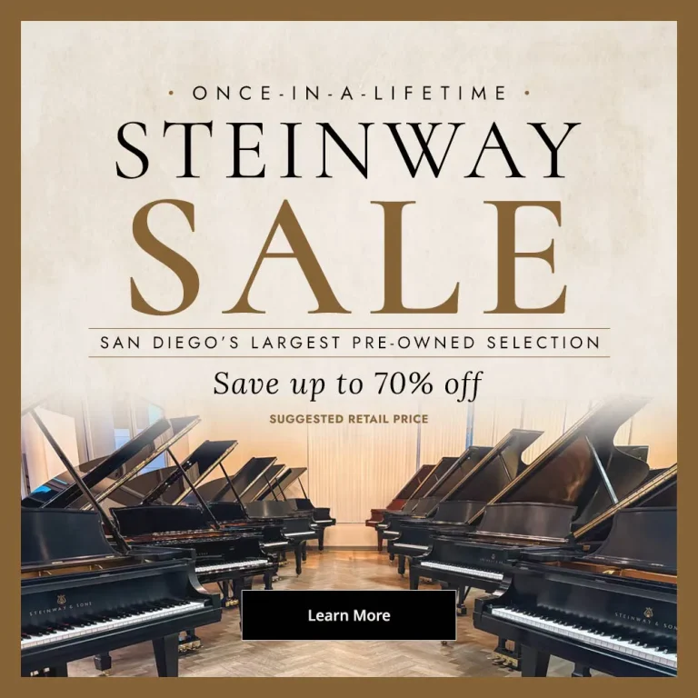 Once-In-A-Lifetime Steinway Sale